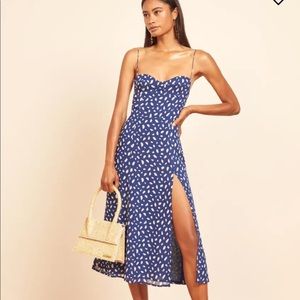 Reformation Juliette dress in moray print